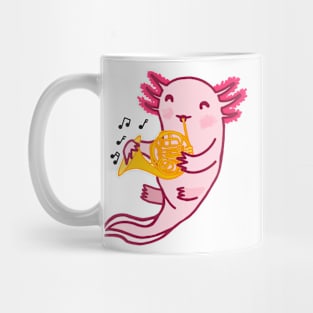 French Horn Axolotl Mug
